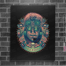 Load image into Gallery viewer, Shirts Posters / 4&quot;x6&quot; / Black Glowing Werewolf
