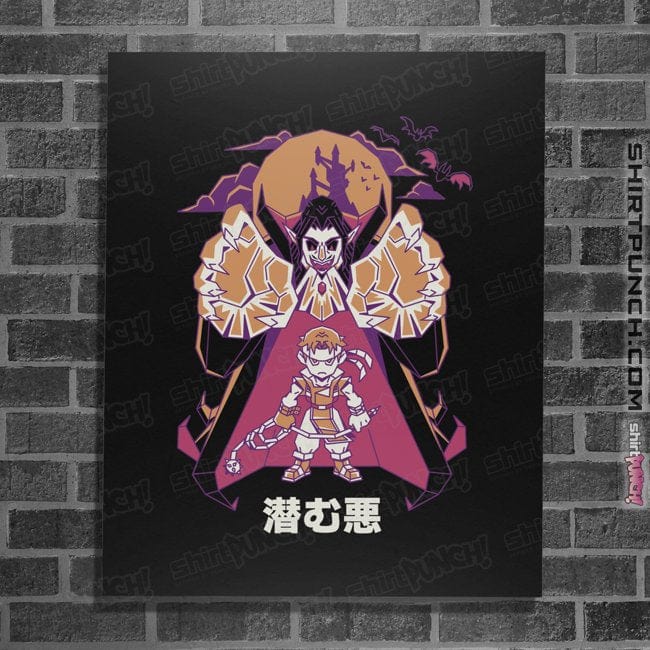 Daily_Deal_Shirts Posters / 4"x6" / Black Lurking Evil