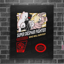 Load image into Gallery viewer, Secret_Shirts Posters / 4&quot;x6&quot; / Black Super Despair Fighter
