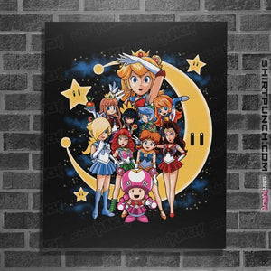 Daily_Deal_Shirts Posters / 4"x6" / Black Sailor Mushroom