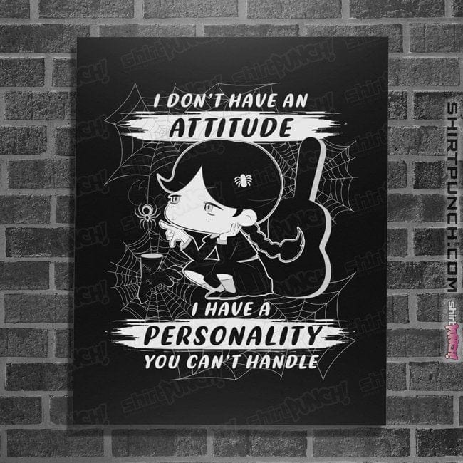 Secret_Shirts Posters / 4"x6" / Black My Personality