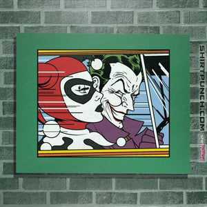 Shirts Posters / 4"x6" / Irish Green In The Jokermobile