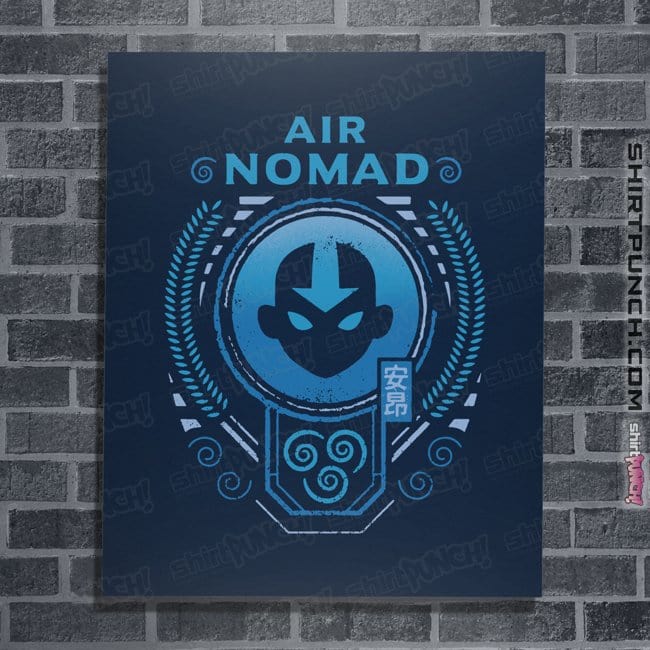 Secret_Shirts Posters / 4"x6" / Navy Mighty Airbender