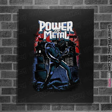 Load image into Gallery viewer, Secret_Shirts Posters / 4&quot;x6&quot; / Black The Power Of Metal
