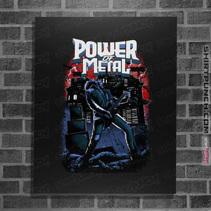Secret_Shirts Posters / 4"x6" / Black The Power Of Metal