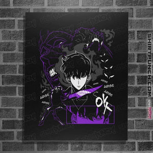 Daily_Deal_Shirts Posters / 4"x6" / Black Shadow Monarch