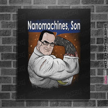 Load image into Gallery viewer, Daily_Deal_Shirts Posters / 4&quot;x6&quot; / Black Nanomachines, Son
