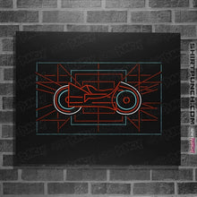 Load image into Gallery viewer, Shirts Posters / 4&quot;x6&quot; / Black Neon Biker
