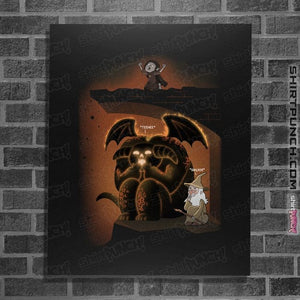 Daily_Deal_Shirts Posters / 4"x6" / Black Wizardly Shenangigans