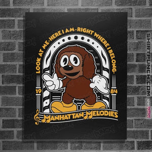 Shirts Posters / 4"x6" / Black Rowlf Melodies