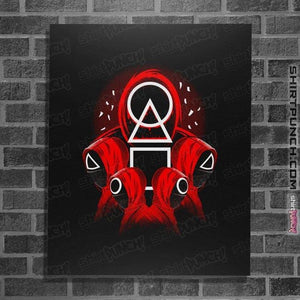 Secret_Shirts Posters / 4"x6" / Black Squid Game Banzai