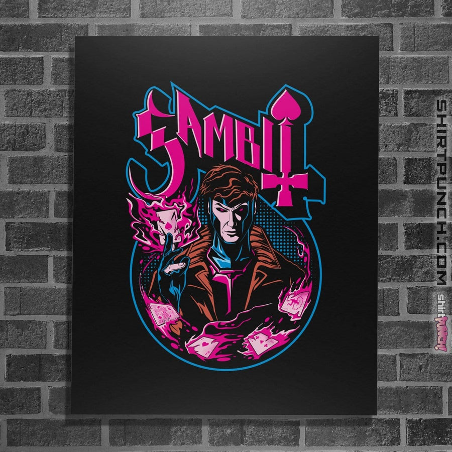 Shirts Posters / 4"x6" / Black Uncanny Cajun