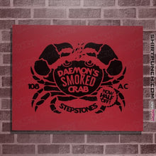 Load image into Gallery viewer, Daily_Deal_Shirts Posters / 4&quot;x6&quot; / Red Daemon&#39;s Smoked Crab
