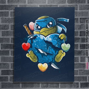 Daily_Deal_Shirts Posters / 4"x6" / Navy Love Strong