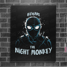 Load image into Gallery viewer, Shirts Posters / 4&quot;x6&quot; / Black Night Monkey
