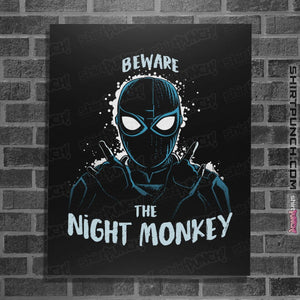 Shirts Posters / 4"x6" / Black Night Monkey