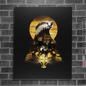 Shirts Posters / 4"x6" / Black House Of Hufflepuff