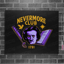 Load image into Gallery viewer, Secret_Shirts Posters / 4&quot;x6&quot; / Black Nevermore Club
