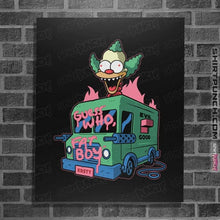 Load image into Gallery viewer, Daily_Deal_Shirts Posters / 4&quot;x6&quot; / Black Killer Krusty

