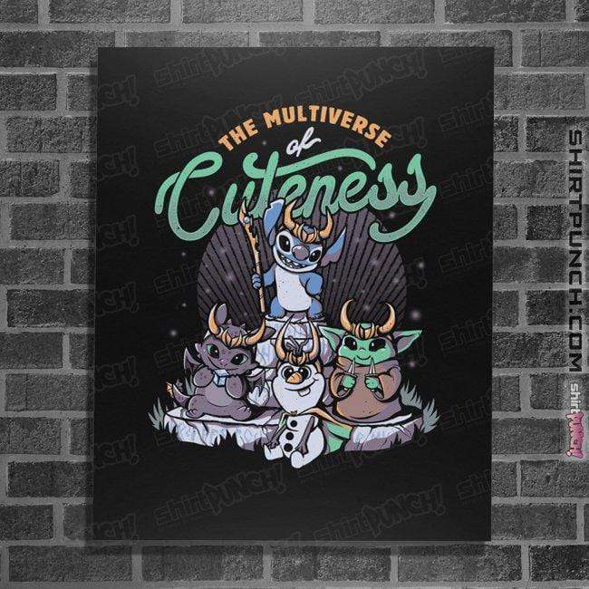 Shirts Posters / 4"x6" / Black Multiverse Of Cuteness