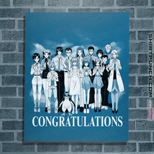 Load image into Gallery viewer, Shirts Posters / 4&quot;x6&quot; / Sapphire Congratulations

