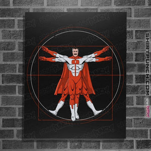 Daily_Deal_Shirts Posters / 4"x6" / Black Vitruvian Viltrumite