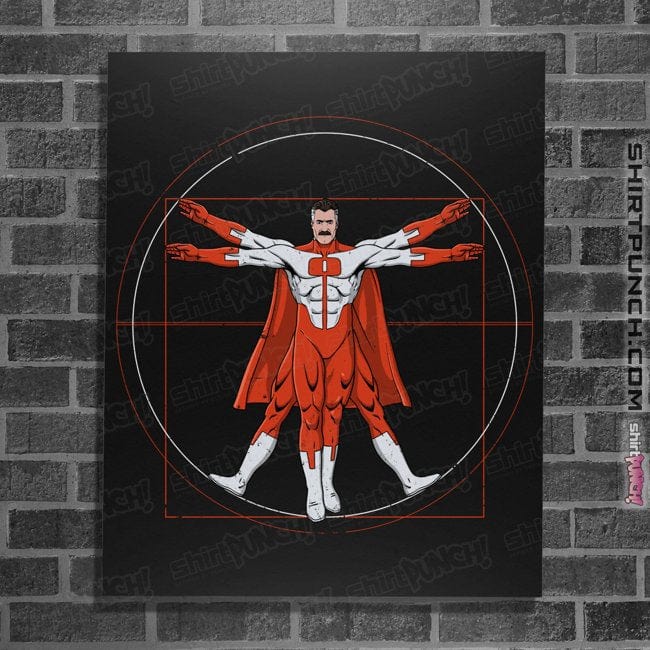 Daily_Deal_Shirts Posters / 4"x6" / Black Vitruvian Viltrumite