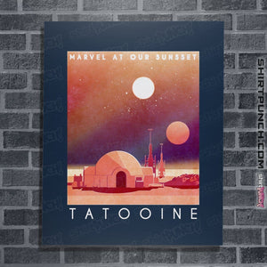 Shirts Posters / 4"x6" / Navy Visit Tatooine