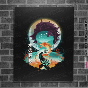 Daily_Deal_Shirts Posters / 4"x6" / Black Demon Tanjiro