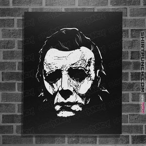 Shirts Posters / 4"x6" / Black Shape Of Myers