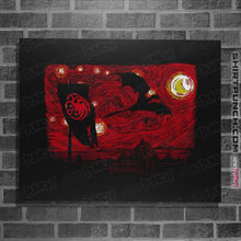 Load image into Gallery viewer, Shirts Posters / 4&quot;x6&quot; / Black Starry Dragon
