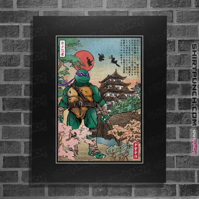 Daily_Deal_Shirts Posters / 4"x6" / Black Rokushaku bo in Japan