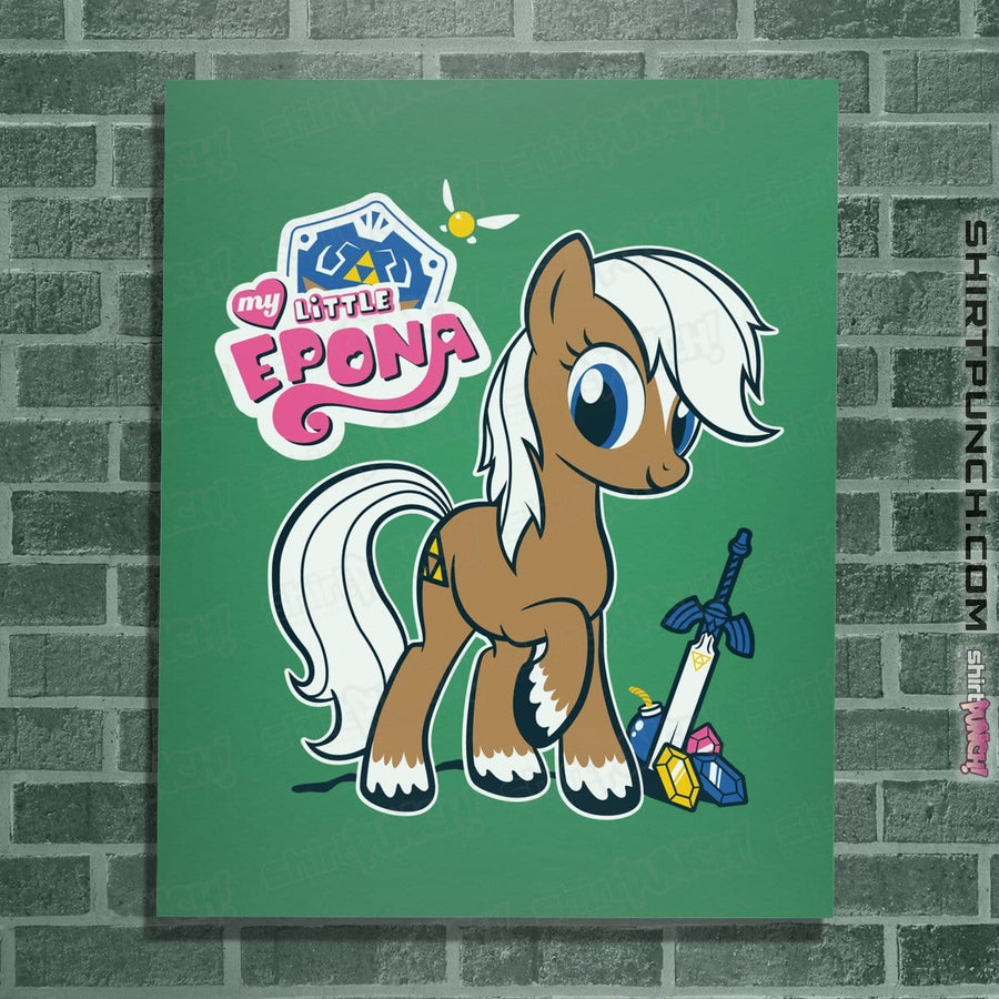 Shirts Posters / 4"x6" / Irish Green My Little Epona