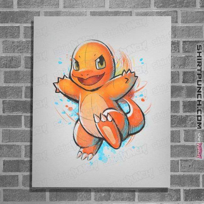 Shirts Posters / 4"x6" / White Fire Ink