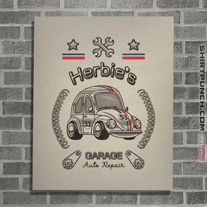 Shirts Posters / 4"x6" / Natural Herbie's Garage Auto Repair