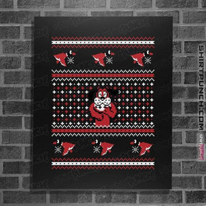 Shirts Posters / 4"x6" / Black Festive Duck Hunt