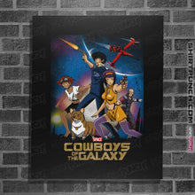 Load image into Gallery viewer, Shirts Posters / 4&quot;x6&quot; / Black Space Cowboys Of The Galaxy
