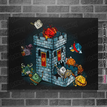 Load image into Gallery viewer, Shirts Posters / 4&quot;x6&quot; / Black Dice Tower
