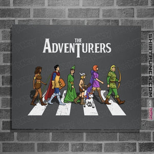 Daily_Deal_Shirts Posters / 4"x6" / Charcoal The Adventurers