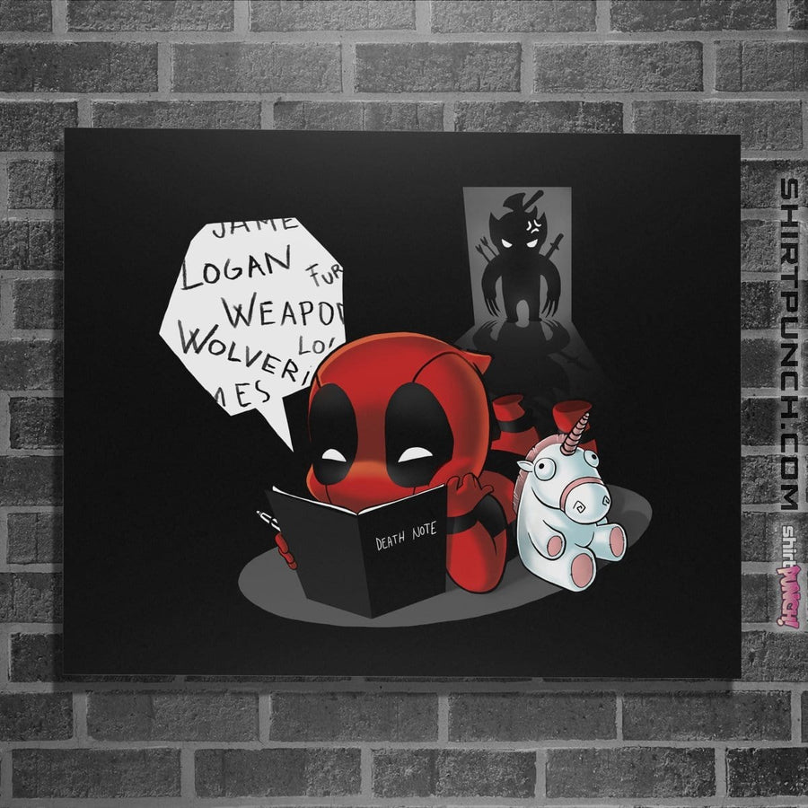 Shirts Posters / 4"x6" / Black Immortal Note