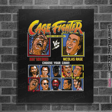 Load image into Gallery viewer, Shirts Posters / 4&quot;x6&quot; / Black Cage Fighter
