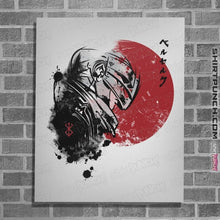 Load image into Gallery viewer, Shirts Posters / 4&quot;x6&quot; / White Red Sun Guts
