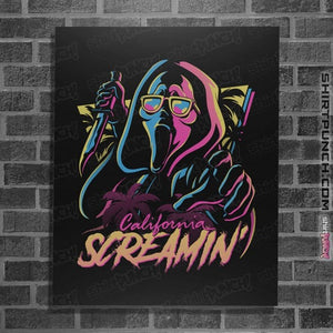 Daily_Deal_Shirts Posters / 4"x6" / Black California Screamin