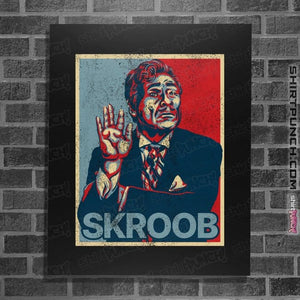 Daily_Deal_Shirts Posters / 4"x6" / Black Skroob Hope