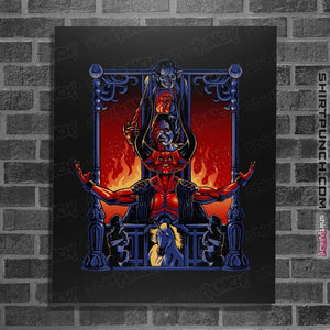 Daily_Deal_Shirts Posters / 4"x6" / Black Enter The Darkness