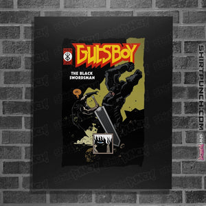 Shirts Posters / 4"x6" / Black Gutsboy