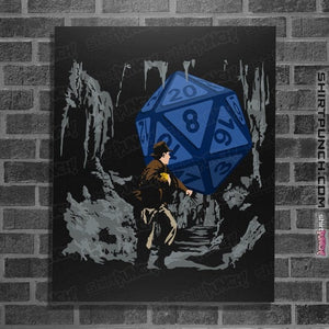 Daily_Deal_Shirts Posters / 4"x6" / Black Indy And The Dice Of Doom