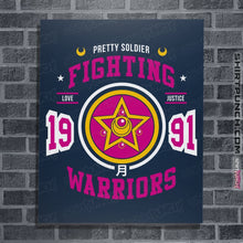 Load image into Gallery viewer, Shirts Posters / 4&quot;x6&quot; / Navy Fighting Senshi
