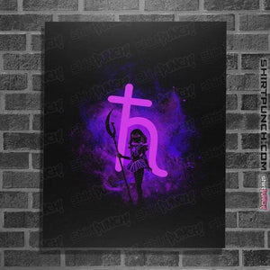 Shirts Posters / 4"x6" / Black Saturn Art