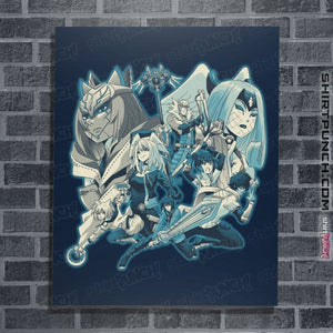 Daily_Deal_Shirts Posters / 4"x6" / Navy Future Heroes